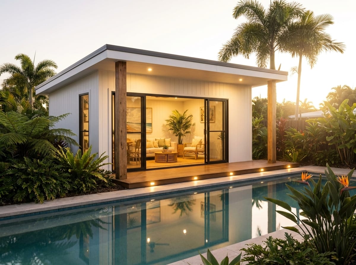 The Pool House — Coastal Beach House facade