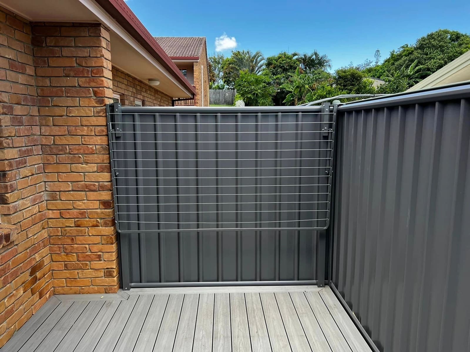 Small-space composite deck in Alpine Ash — photograph 3