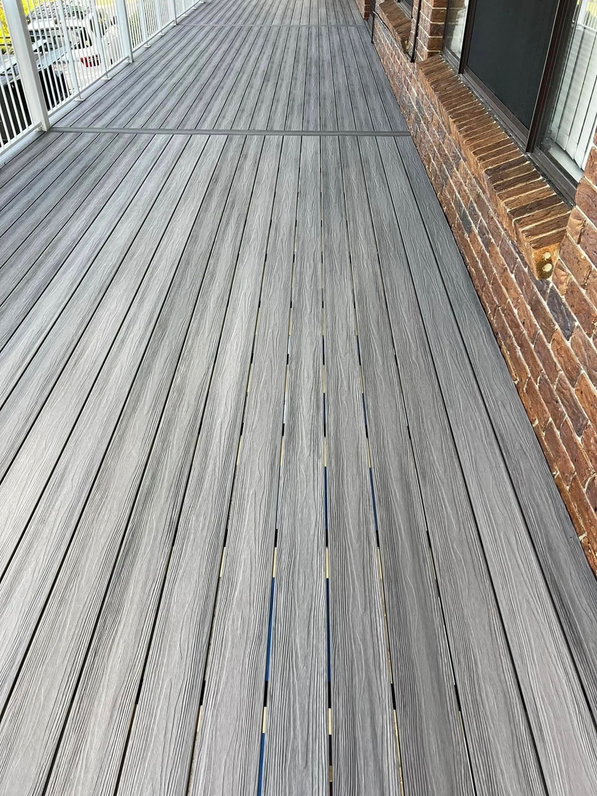 Composite deck over replaced joists