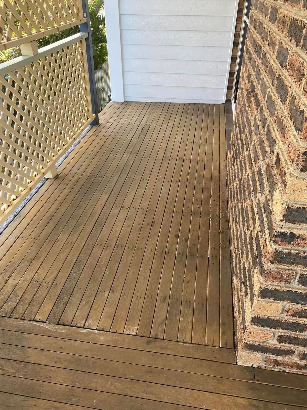 Merbau decking over rebuilt joists — photograph 2