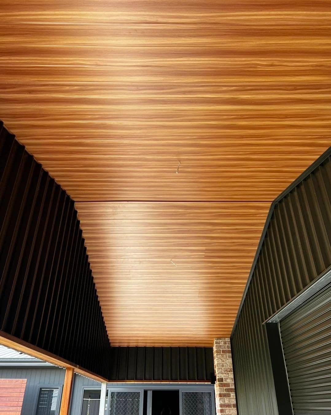Alfresco ceiling, screening and balustrade