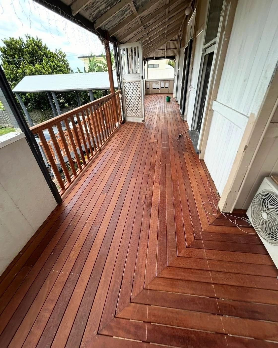 Merbau verandah replacement