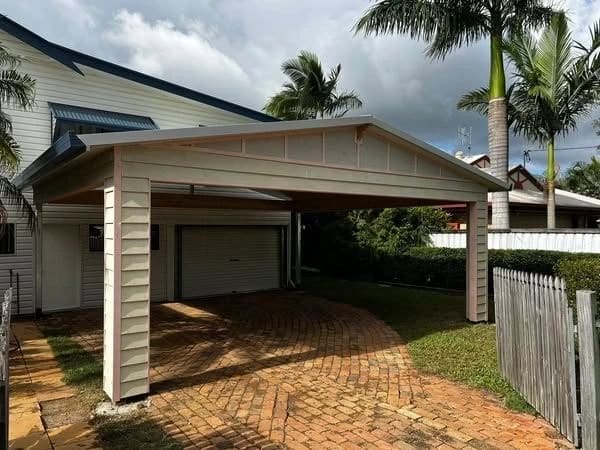 Custom carport, plans to handover