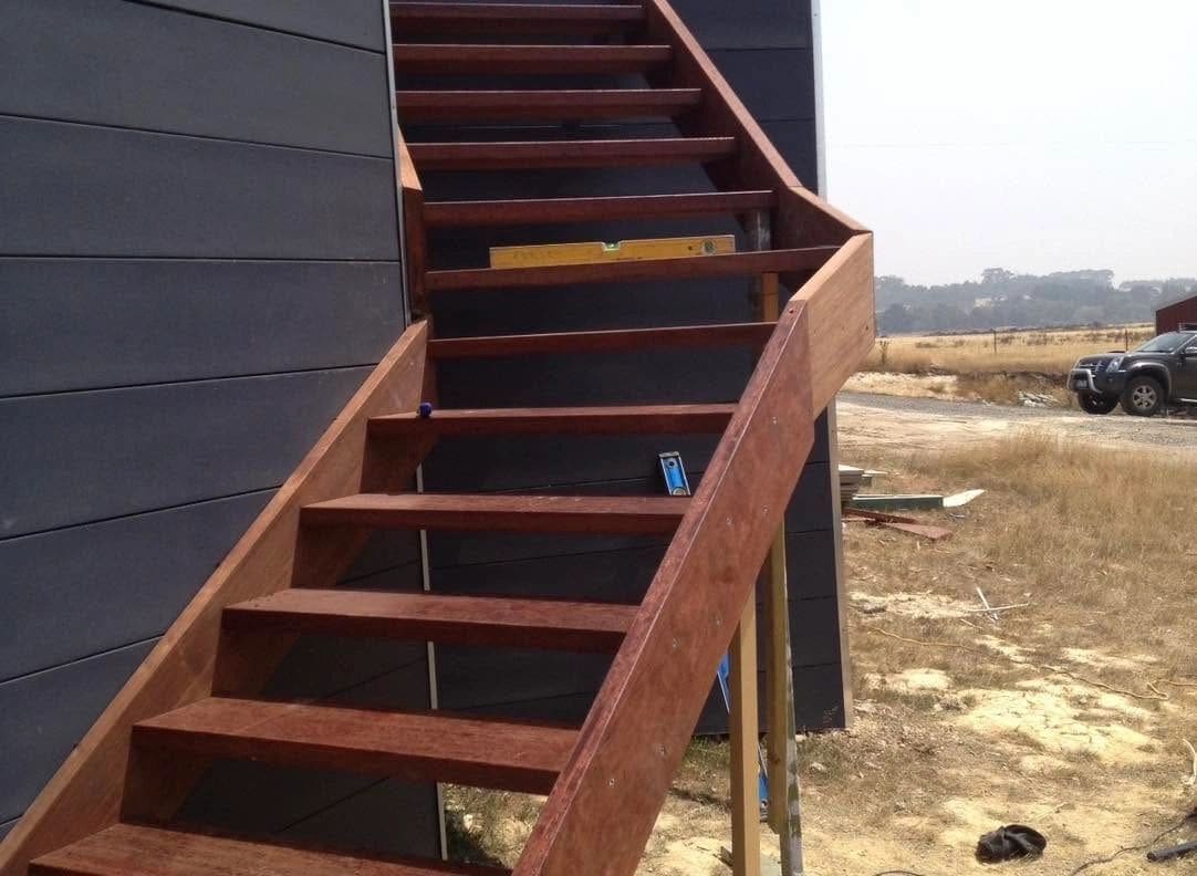 Merbau stairs and balustrade — photograph 5