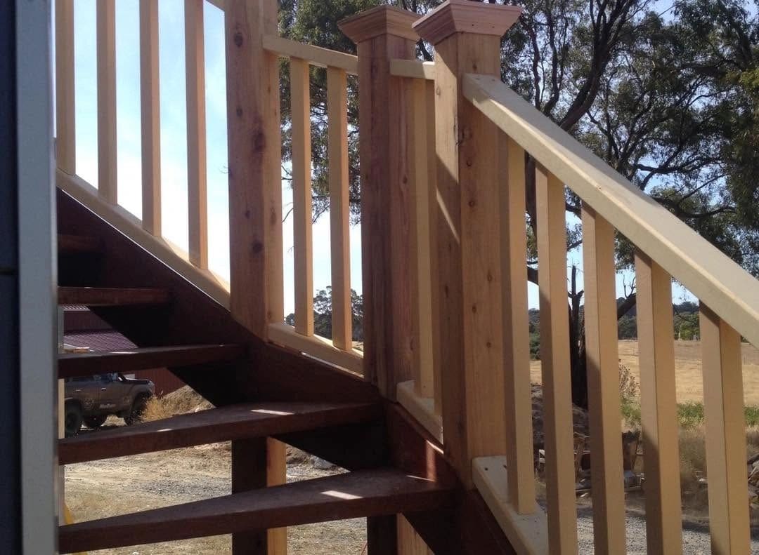 Merbau stairs and balustrade — photograph 4